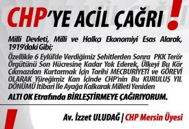 CHP Üyesi AV: İzzet ULUDAĞ yazdı