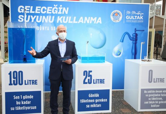 BA�KAN G�LTAK; �SUYUMUZA SAH�P �IKALIM, SU �SRAFINDAN KA�INALIM!�