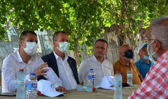 CHP�L� BA�KANLAR, MUHTARLAR VE VATANDA�LARLA BULU�TU