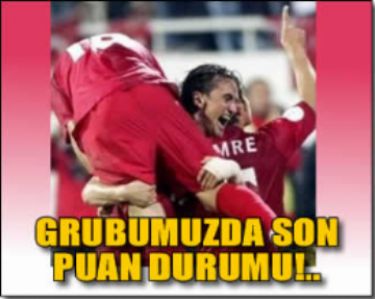 ��TE GRUBUMUZDA SON PUAN DURUMU!..