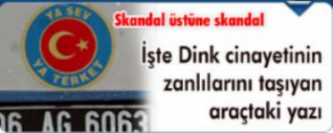 Cezaevi arac�nda skandal yaz� 