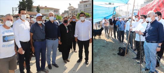 BA�KAN G�LTAK, BAYRAMDA DA HALKIN ARASINDA