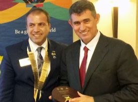 TBB Başkanı Metin Feyzioğlu, Mersin Rotary Kulübünün konuğuydu