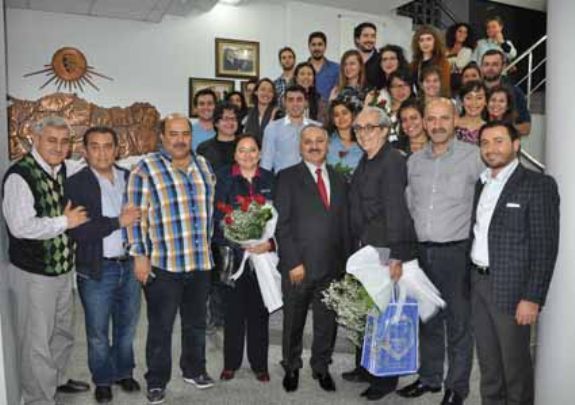 Fransız ve Türk  Yüksek Lisans öğrencilerinden Dinçer’e ziyaret