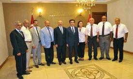 Mersin’in Ankara’daki sesi oda başkanlarından vali Güzeloğlu’na ziyaret