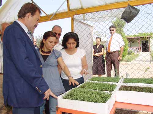 Dikilecek 60 bin �i�ekle Akdeniz �i�ek gibi olacak