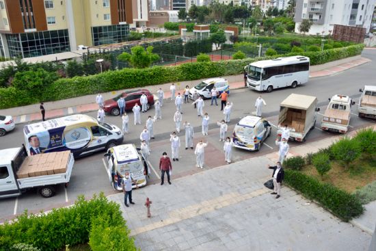 1 g�nde 1000 adet g�da kolisi da��t�ld�