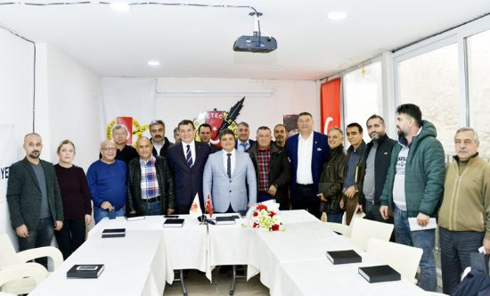 BA�KAN �ZY���T, YEN� SE��LEN MGC Y�NET�M�N� Z�YARET ETT�.