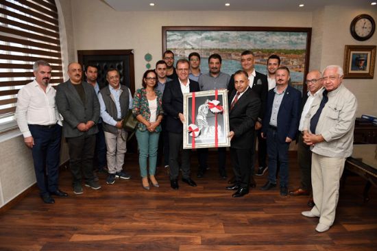 TMMOB HEYET�NDEN BA�KAN SE�ER� Z�YARET