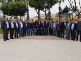 TÜM MUHTARLARDAN, BAŞKAN TUNA’NIN EKİBİNE HİZMET PLAKETİ