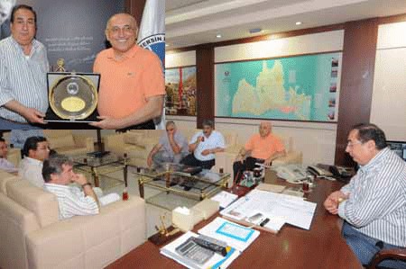 EKV�den Ba�kan �zcan�a Ziyaret