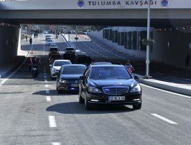 TULUMBA ALT GEÇİDİNİN  KUZEY-GÜNEY YÖNÜ TRAFİĞE AÇILDI,