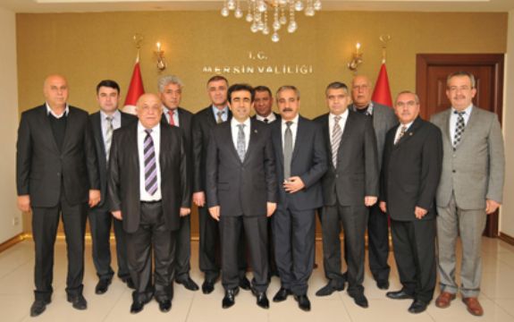 Vali Güzeloğlu Mersin Şoförler Ve Otomobilciler Odası yeni yönetimini kabul etti