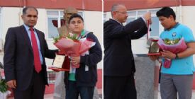 Liseler ve �lk��retim okullar� bilgi yar��mas� �l finali yap�ld�    