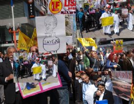 Mersin`de n�kleer�e protesto