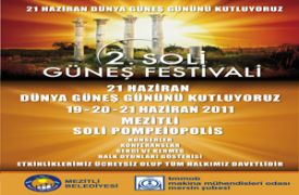 Mersin 2. Soli g�ne� festivali ile bulu�uyor