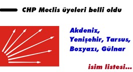 CHP Belediye Meclis üyeleri belli oldu