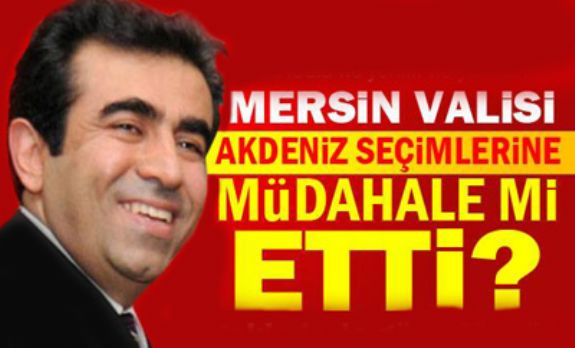 Mersin Valisi Atıcı’nın iddiasını yalanladı