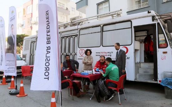 TOROSLAR BELED�YES�NDEN KAN BA�I�INA DESTEK