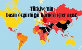 Türkiye’nin basın özgürlüğü karnesi içler acısı!