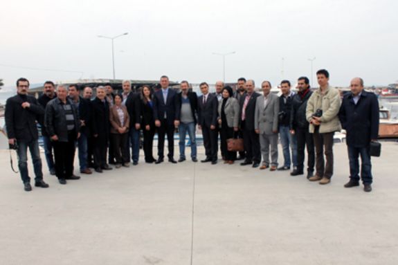 CHP’Lİ ADAY BARIŞ EROĞLU BASINLA BİR ARAYA GELDİ