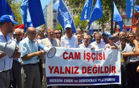 Başkan Tarhan, “Haklının Ve Emekçinin Yanındayız”