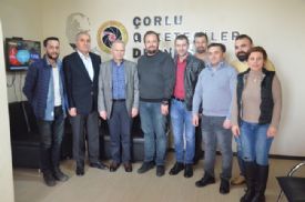 Vali Ceylan’dan Çorlu Gazeteciler Derneği’ne Ziyaret