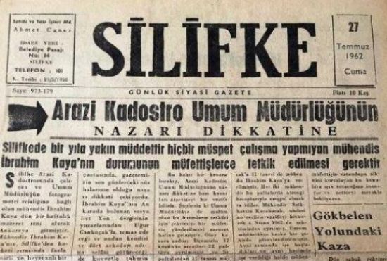 Silifke gazetesi 50. y�l�n� kutluyor...