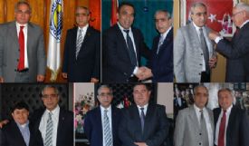 Veysel Sar� �nce Erdemli Belediye Ba�kan� M�kerrem Tollu�yu makam�nda ziyaret etti 