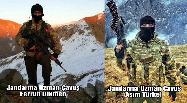 Tunceli’de iki askerimiz donarak şehit oldu