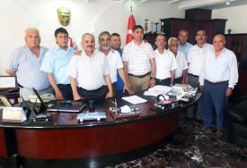 MERSİN ŞOFÖRLER ESNAF ODASI BAŞKANLARI SORUNLARINI TARTIŞTI