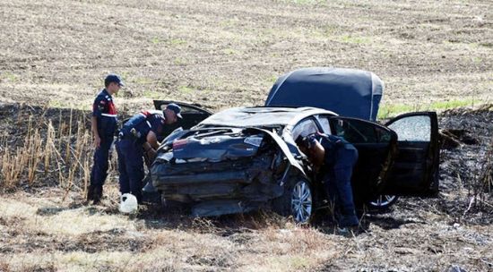 Ba�kan Se�er’in koruma arac� Ankara yolunda kaza yapt�