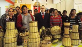 Tece Sepetleri Tar�m Fuar�nda ilgi oda�� olmay� ba�ard�