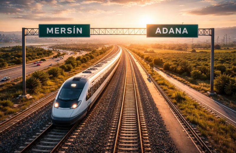 İki Şehir, Tek Hat: Mersin ile Adana Arası Artık Dakikalarla Ölçülecek