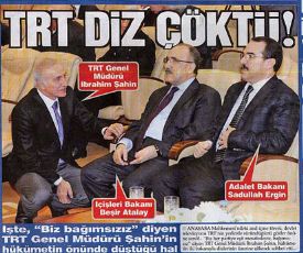 73 Milyonun sesi TRT iktidar�n �n�nde diz ��kt�. 