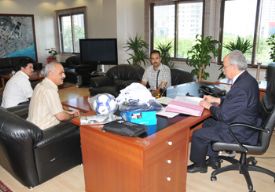 Görme Engellilerden Başkan Genç’e Teşekkür Ziyareti