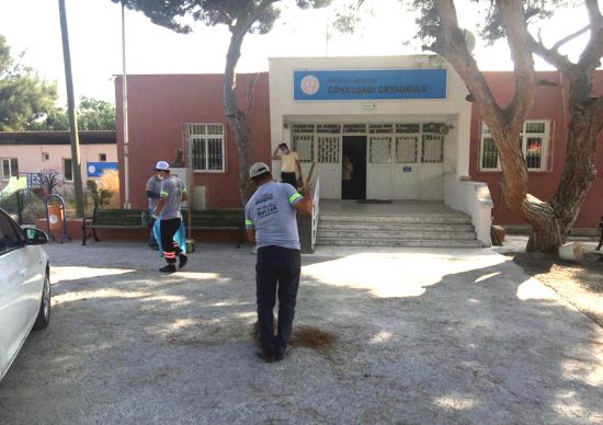 AKDEN�Z�DE OKULLAR E��T�ME HAZIRLANIYOR