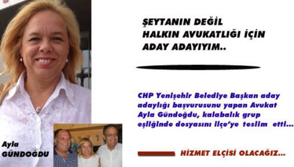 CHP’li Avukat Ayla Gündoğdu resmen aday adayı 