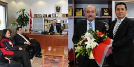 Makina M�hendisleri Odas� yeni y�netimi Ba�kan Gen�i Ziyaret Etti