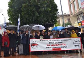 “Yağmur çamur demeden direneceğiz”