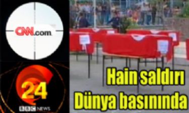 Hain sald�r� d�nya bas�n�nda