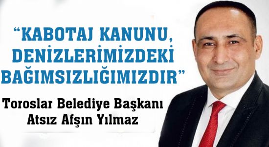 YILMAZ, KABOTAJ BAYRAMINI KUTLADI
