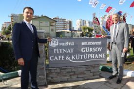 Finat Gürsoy Kafe Kütüphane hizmet girdi