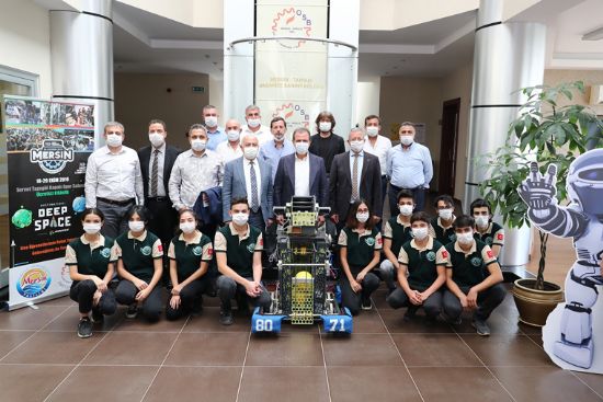 MERS�N B�Y�K�EH�R BELED�YE BA�KANI SE�ER, OSB�DE YATIRIMCILARLA BULU�TU