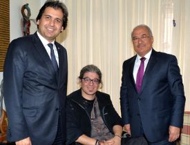 Başkan Kocamaz’dan Ressam Ahmet Yeşil’e Ziyaret