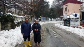 HAMİT TUNA’NIN YAYLALARDA KAR MESAİSİ