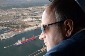 Vali Çakacak Mersin’i havadan inceledi