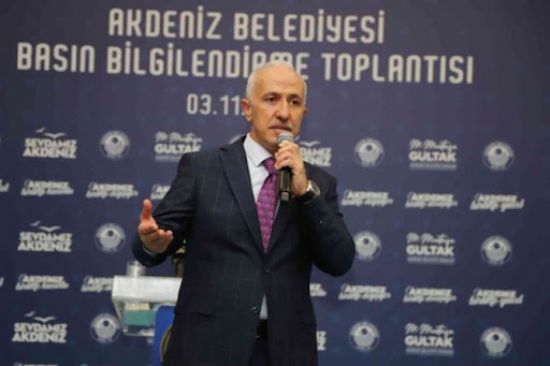 AKDEN�Z BELED�YE BA�KANI G�LTAK, G�REVDEK� 2 BU�UK YILI DE�ERLEND�RD�