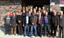 Başkan Veysel Sarı taksicilerin zam talebini görüştü.