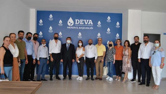 DEVA Heyeti Ekonomi ve E�itim i�in Mersin�e Geldi